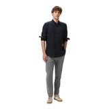 Nautica Erkek Gri Jogger Keten Pantolon-P55116T.0ST 32