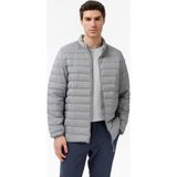 Nautica Erkek Gri Regular Fit Dik Yaka Su Itici Kaz Tüyü Mont - 0HF-Gri