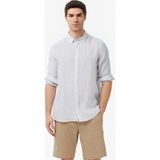 Nautica Erkek Gri Regular Fit Keten Gömlek - 1Gd-Gri