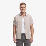 Nautica Erkek Gri Regular Fit Kısa Kollu Gömlek-W65416T.1SC L