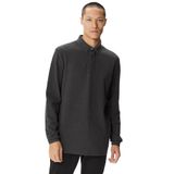 Nautica Erkek Gri Slim Fit Uzun Kollu Polo Yaka T-Shirt-K37015T.00E XS