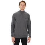 Nautica Erkek Gri Standart Fit Dik Yakalı Kazak-S37104T.00E XS