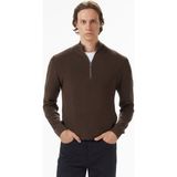 Nautica Erkek Kahverengi Classic Fit Kazak - 20C-Kahverengi - M