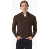 Nautica Erkek Kahverengi Classic Fit Kazak S57300T.20C - 20C-Kahverengi - M