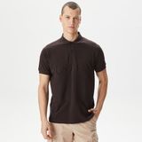 Nautica Erkek Kahverengi Classic Fit Polo Yaka T-Shirt K45315T.20C - 20C-Kahverengi - XS
