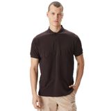 Nautica Erkek Kahverengi Classic Fit Polo Yaka T-Shirt-K45315T.20C XS