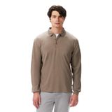 Nautica Erkek Kahverengi Classic Fit Uzun Kollu Polo Yaka T-Shirt-K57024T.3BB M
