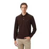 Nautica Erkek Kahverengi Classic Fit Uzun Kollu Polo Yaka T-Shirt-K57042T.20C XL