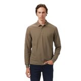 Nautica Erkek Kahverengi Classic Fit Uzun Kollu Polo Yaka T-Shirt-K57351T.3BB L