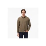 Nautica Erkek Kahverengi Classic Fit Uzun Kollu Polo Yaka T-Shirt