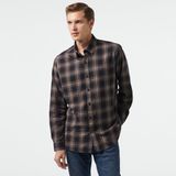 Nautica Erkek Kahverengi Kareli Gömlek W47410T.20C - 20C-Kahverengi - S