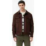 Nautica Erkek Kahverengi Regular Fit Süet Ceket J65016T.2HF - XL - --