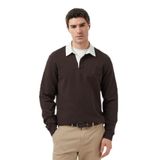 Nautica Erkek Kahverengi Regular Fit Uzun Kollu Polo Yaka T-Shirt-K65370T.20C M