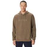 Nautica Erkek Kahverengi Standart Fit Kapüşonlu Sweatshirt-K37226T.3BB L