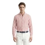 Nautica Erkek Kırmızı Regular Fit Çizgili Gömlek-W65433T.8CP L