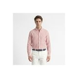 Nautica Erkek Kırmızı Regular Fit Çizgili Gömlek