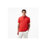 Nautica Erkek Kırmızı Slim Fit Kısa Kollu Polo Yaka T-shirt