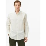 Nautica Erkek Krem Classic Fit Gömlek W57428T.1MA - 1MA-Krem