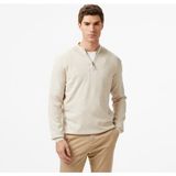 Nautica Erkek Krem Classic Fit Kazak - 1ML-Krem - 3XL