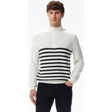 Nautica Erkek Krem Classic Fit Kazak S57216T.1MA - 1MA-Krem