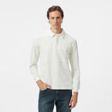 Nautica Erkek Krem Classic Fit Uzun Kollu Polo Yaka T-Shirt.1ma - 1MA-Krem