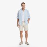 Nautica Erkek Krem Regular Fit Çizgili Keten Şort-B65104T.1MA 33