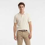Nautica Erkek Krem Slim Fit Polo Yaka T-Shirt - 1MA-Krem - 2XL