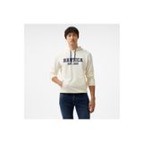 Nautica Erkek Krem Standart Fit Sweatshirt