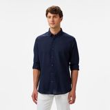 Nautica Erkek Lacivert Classic Fit Gömlek - 4NV-Lacivert - XL
