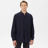 Nautica Erkek Lacivert Classic Fit Gömlek W37232T.4NV - XS - 4NV-Lacivert