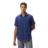 Nautica Erkek Lacivert Classic Fit Gömlek-W55412T.4NV S