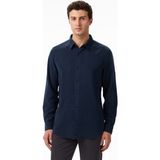 Nautica Erkek Lacivert Classic Fit Gömlek W57536T.4NV - 4NV-Lacivert