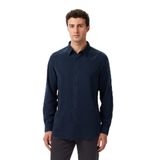 Nautica Erkek Lacivert Classic Fit Gömlek-W57536T.4NV S