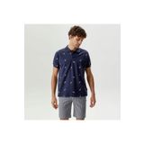 Nautica Erkek Lacivert Classic Fit Kısa Kollu Polo Yaka T-shirt