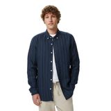 Nautica Erkek Lacivert Regular Fit Çizgili Gömlek-W65421T.4NV M