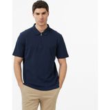 Nautica Erkek Lacivert Regular Fit Çizgili Polo Yaka T-Shirt - 4NV-Lacivert - 2XL