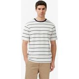 Nautica Erkek Lacivert Regular Fit Çizgili T-Shirt V65320T.4NV - 4NV-Lacivert - M