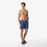 Nautica Erkek Lacivert Regular Fit Desenli Deniz Şortu-T65528T.4TG S