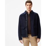 Nautica Erkek Lacivert Regular Fit Kaşe Ceket - 4NV-Lacivert