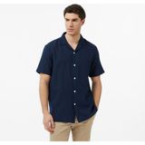 Nautica Erkek Lacivert Regular Fit Kısa Kollu Gömlek - 4NV-Lacivert