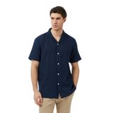 Nautica Erkek Lacivert Regular Fit Kısa Kollu Gömlek-W65538T.4NV M