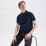 Nautica Erkek Lacivert Slim Fit Kısa Kollu Polo Yaka T-Shirt K35062T.4NV - 4NV-Lacivert