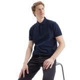 Nautica Erkek Lacivert Slim Fit Kısa Kollu Polo Yaka T-Shirt-K35062T.4NV S