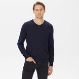 Nautica Erkek Lacivert Standart Fit V Yaka Kazak-S37001T.4NV XS