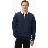 Nautica Erkek Lacivert Uzun Kollu Polo Yaka T-Shirt K57309T.4NV - 4NV-Lacivert