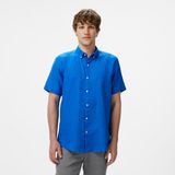 Nautica Erkek Mavi Classic Fit Gömlek - 4SJ-Mavi - XL