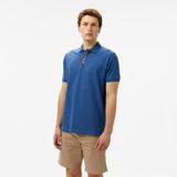 Nautica Erkek Mavi Classic Fit Polo Yaka T-Shirt - 4DE-Mavi