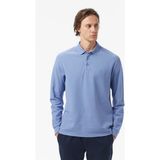 Nautica Erkek Mavi Classic Fit Uzun Kollu Polo Yaka T-Shirt K57351T.4MY - 4MY-Mavi