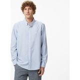 Nautica Erkek Mavi Regular Fit Çizgili Gömlek - 4Fs-Mavi