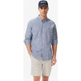 Nautica Erkek Mavi Regular Fit Çizgili Gömlek W65492T.4VT - 4Vt - Mavi - S